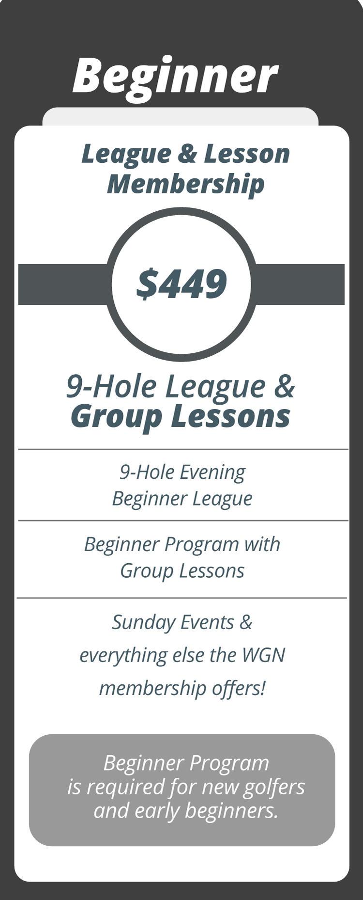 Ladies Beginner Golf Lessons