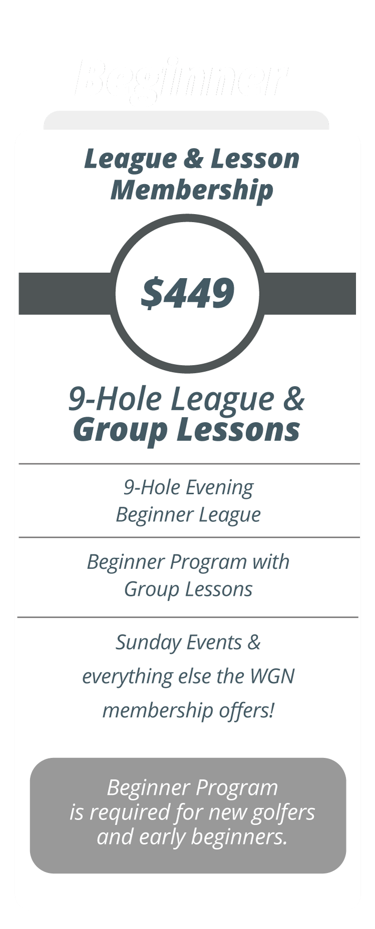 Ladies Beginner Golf Lessons